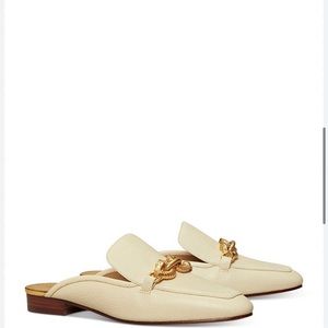 Tory Burch Jessa Backless Loafer Tumbled Leather